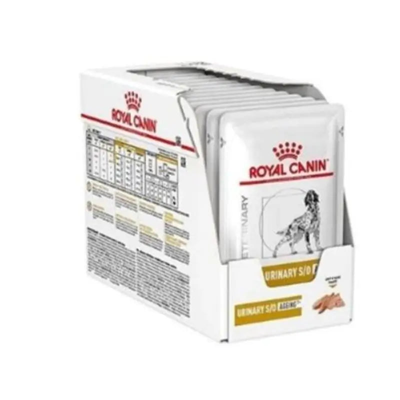 Royal Canin Veterinary Urinary S/O Ageing +7 12X85Gr, comida húmeda para perros