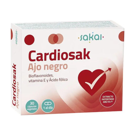 Sakai Cardiosak Ajo Negro , 30 cápsulas