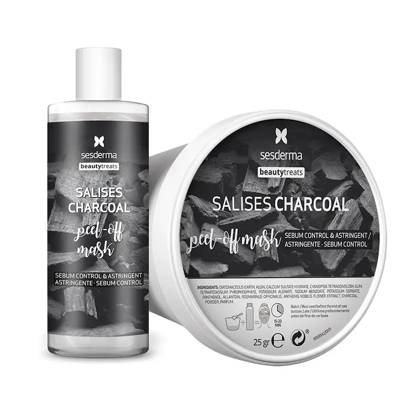 Sesderma Salises Charcoal Peel Off Mask Polvo + Solución, 25 gr