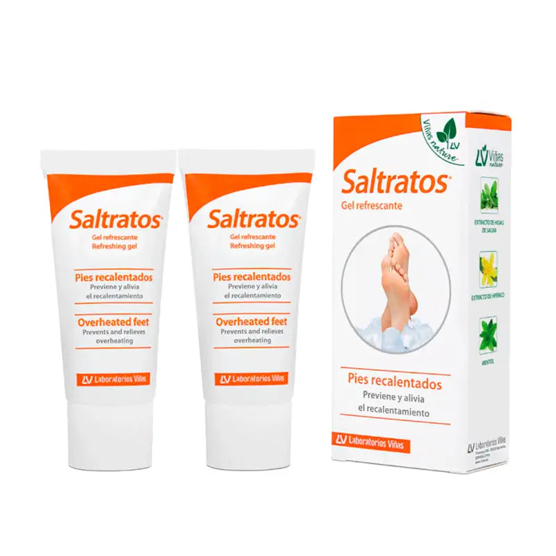 Saltratos Duplo Refreshing Gel, 2 X 50 Ml