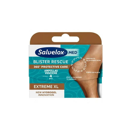 Salvelox Blister Rescue Extrem Xl, 4 Apósitos Talón