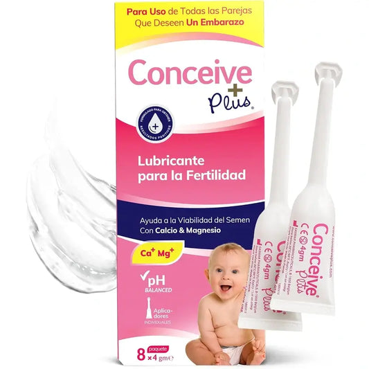 Sasmar Conceive Plus Lubricant, 8 Single Dispenser Applicators