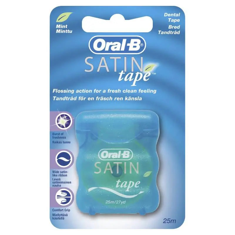 Oral-B Satin Floss Seda Dental Menta 25 M