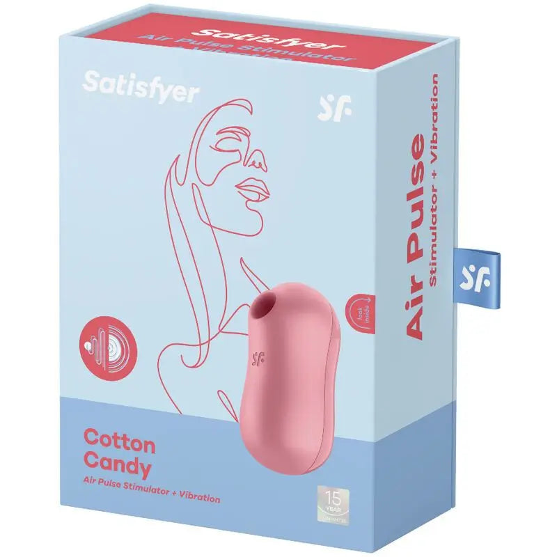 Satisfyer Air Pulse Cotton Candy Estimulador Y Vibrador - Rosa