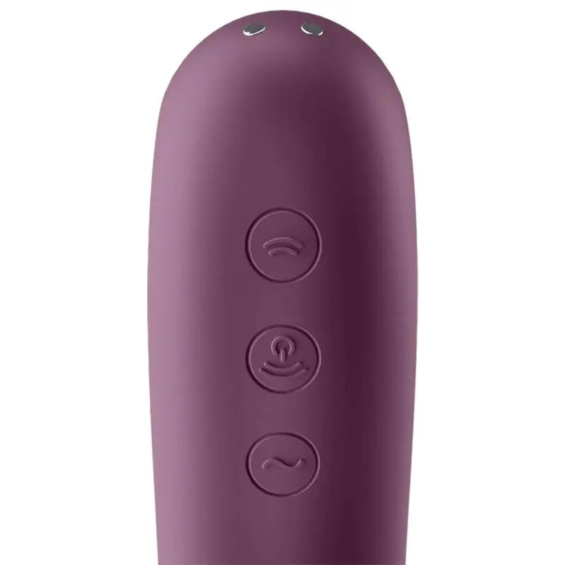 Satisfyer Air Pulse  Dual Kiss Estimulador Clitoris - Purpura