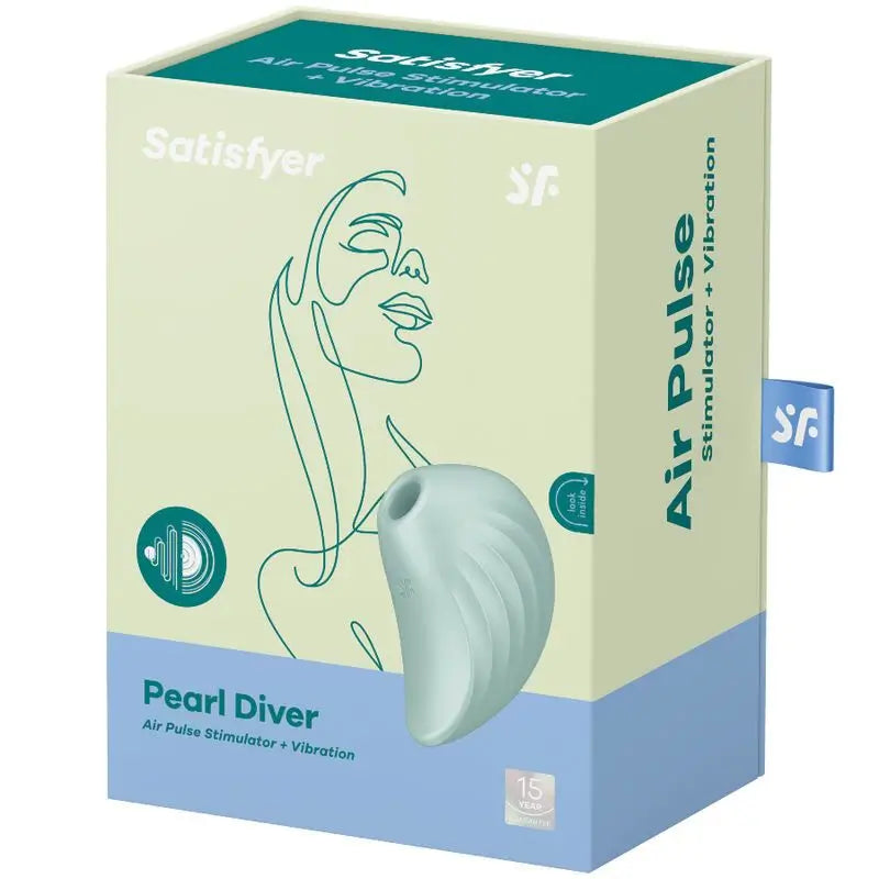 Satisfyer Air Pulse  Pearl Diver Estimulador Y Vibrador - Verde