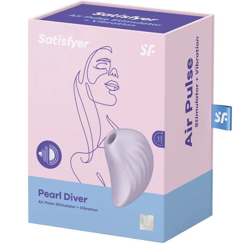 Satisfyer Air Pulse Pearl Diver Estimulador Y Vibrador - Violeta