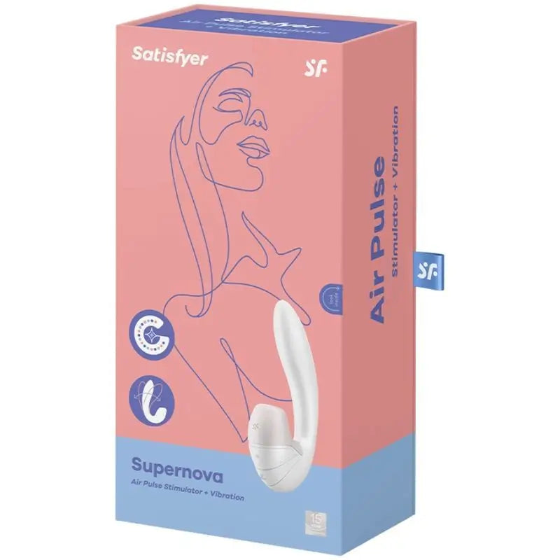 Satisfyer Air Pulse  Supernova Estimulador Y Vibrador - Blanco