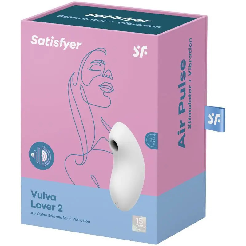 Satisfyer Air Pulse Vulva Lover 2 Estimulador Y Vibrador - Blanco