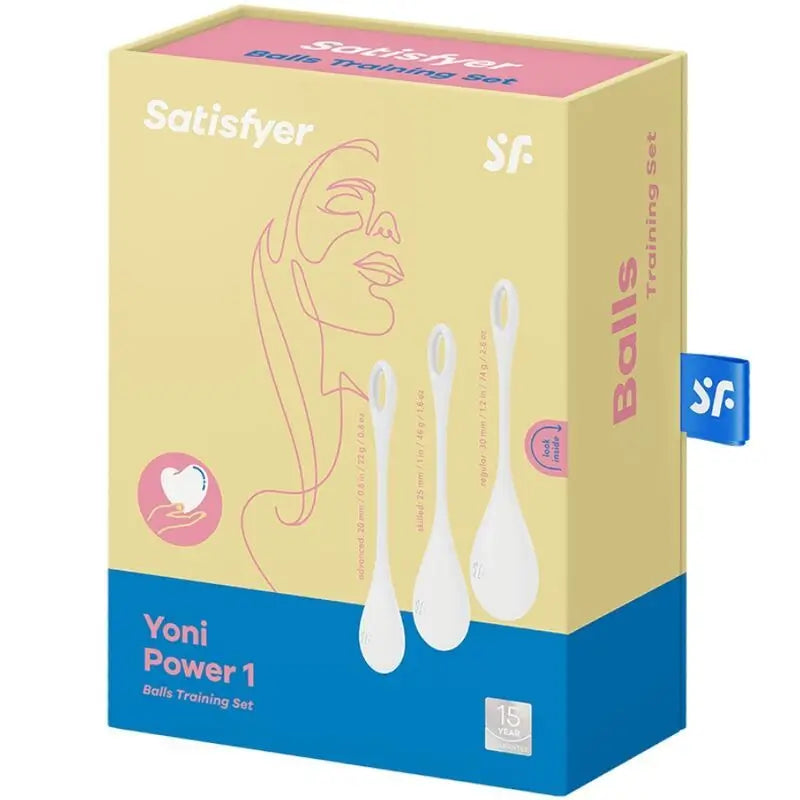 Satisfyer Balls  Yoni Power 1 Kit De Entrenamiento Blanco