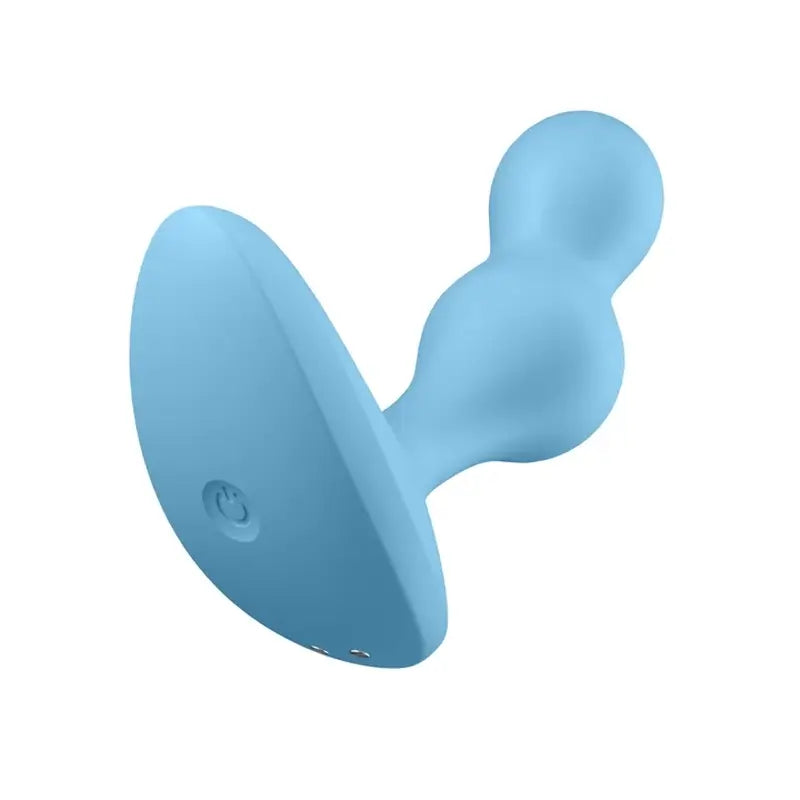 Satisfyer Connect Deep Diver App Vibrating Plug - Blue