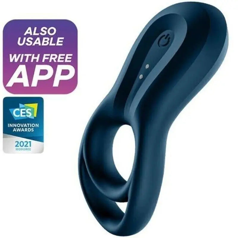 Satisfyer Connect Epic Duo Anillo Vibrador App - Azul