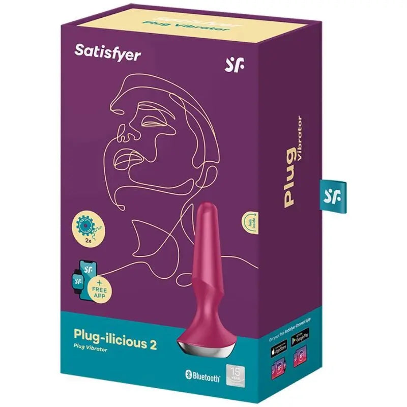 Satisfyer Connect Plug Ilicious 2 Plug Vibrador - Berry