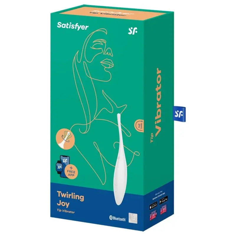 Satisfyer Connect Twirling Joy Estimulador Clitoris - Blanco