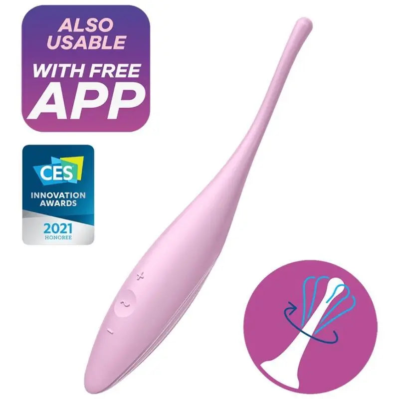 Satisfyer Connect  Twirling Joy Estimulador Clitoris - Rosa