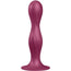 Satisfyer Double Ball-R Maroon Silicone Dildo