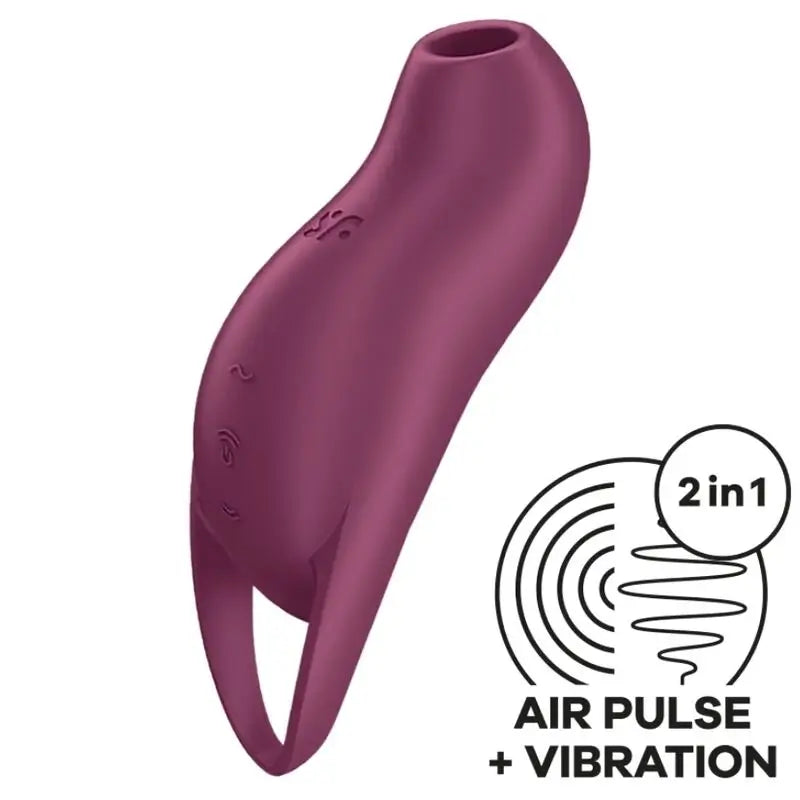 Satisfyer Pocket Pro 1 Garnet Clitoris Stimulator