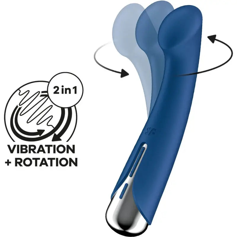 Satisfyer Spinning G-Sport 1 Vibrator Rotator Blue