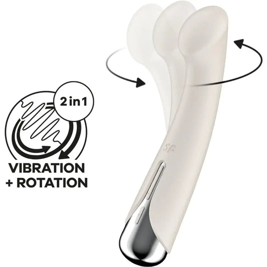 Satisfyer Spinning G-Sport 1 Vibrator Rotator Beige