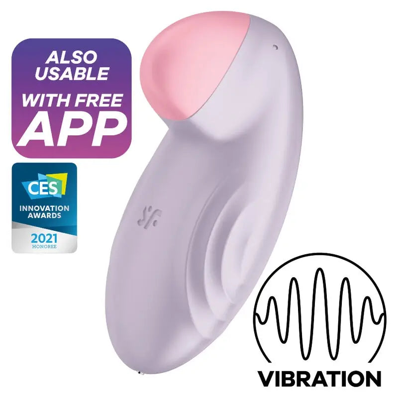 Satisfyer Tropical Tip Vibrator Lay-On Purple