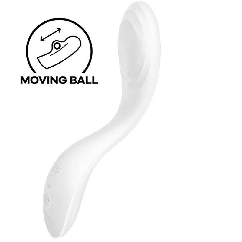 Satisfyer Vibrator Rrrolling Pleasure Vibrador Punto G - Blanco