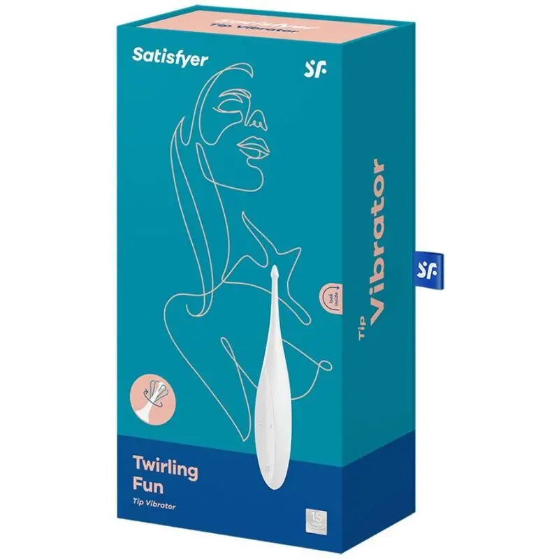 Satisfyer Vibrator Twirling Fun Estimulador Clitoris - Blanco