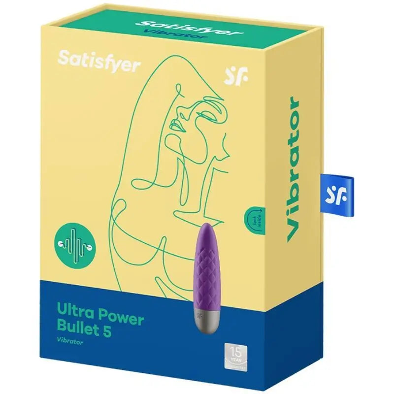 Satisfyer Vibrator Ultra Power Bullet 5 Bala Vibradora Violeta