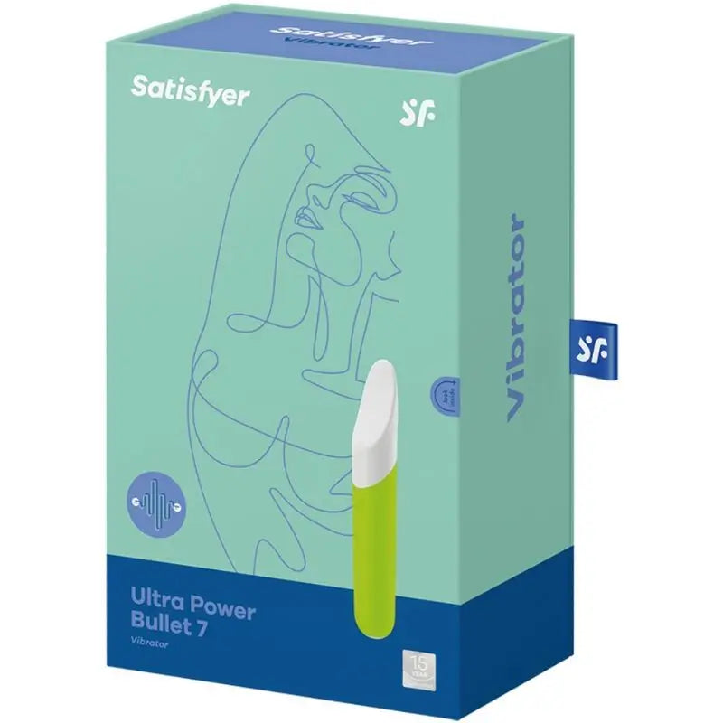 Satisfyer Vibrator  Ultra Power Bullet 7 Bala Vibradora Verde