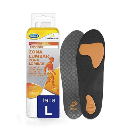 Scholl Plantillas In-Balance Zona Lumbar Talla L