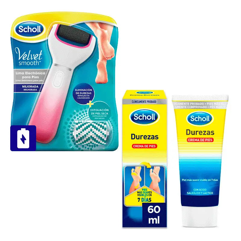 Scholl Lima Eléctrica + Crema Durezas