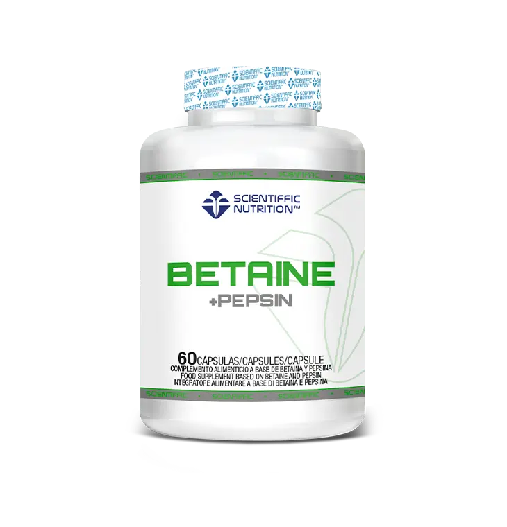 Scientiffic Nutrition Betaine + Pepsin, 60 capsules