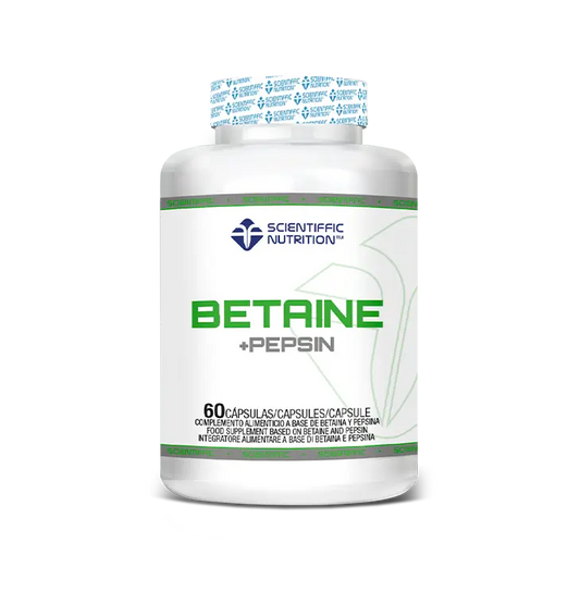 Scientiffic Nutrition Betaine + Pepsin, 60 capsules