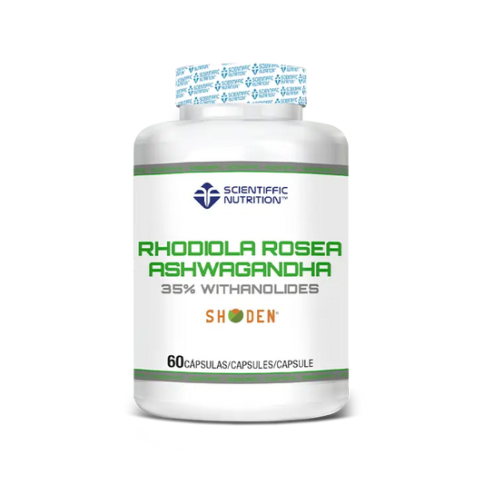 Scientiffic Nutrition Rhodiola Rosea + Ashwaandha, 60 capsules