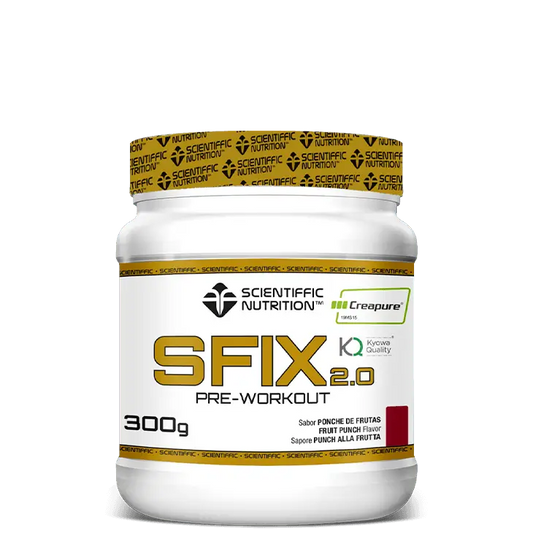 Scientiffic Nutrition Sfix 2.0 Pre-Workout Fruit Punch, 300 g