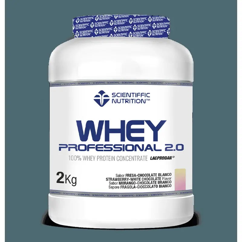 Scientiffic Nutrition Whey Professional 2.0 Strawberry White Chocolate, 2000 grams