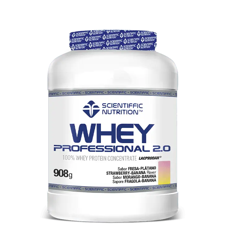 Scientiffic Nutrition Whey Professional 2.0 Strawberry Banana, 908 g