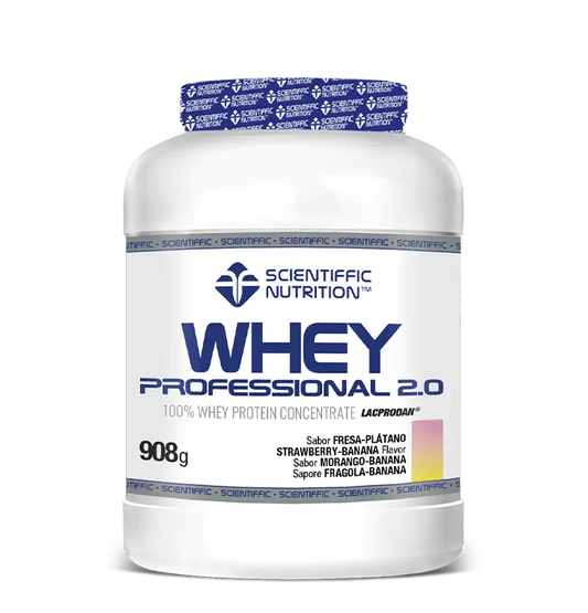 Scientiffic Nutrition Whey Professional 2.0 Strawberry Banana, 908 g