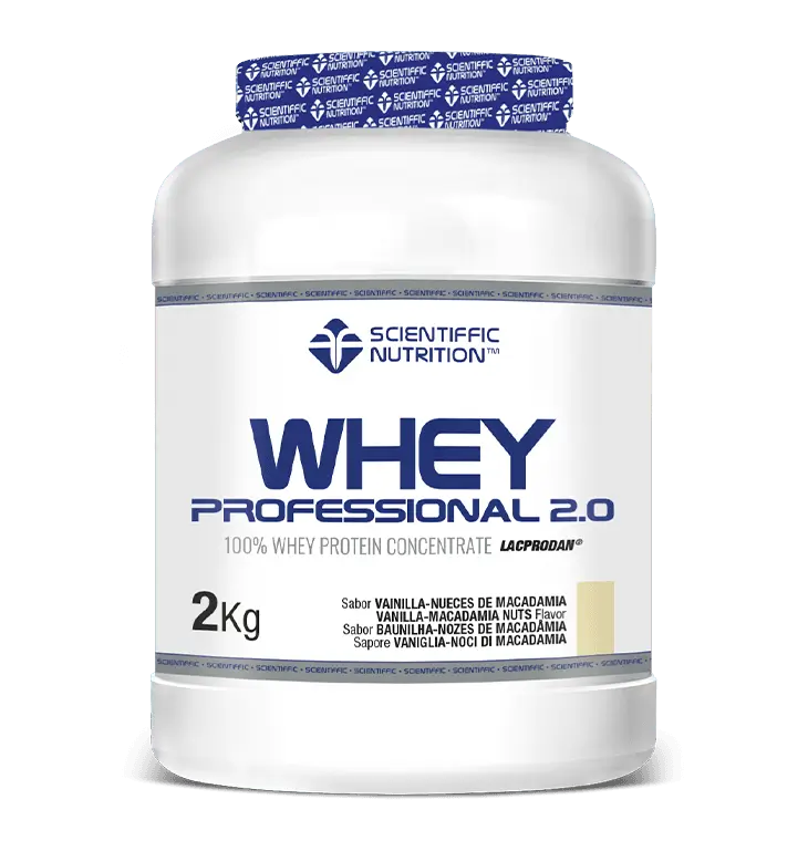 Scientiffic Nutrition Whey Professional 2.0 Vanilla Macadam Nuts, 2 kg