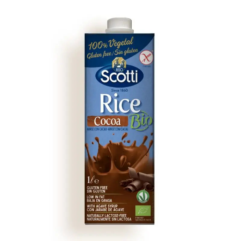 Scotti Vegetable Rice Drink with Cocoa 1L .Bio Sg Veg**