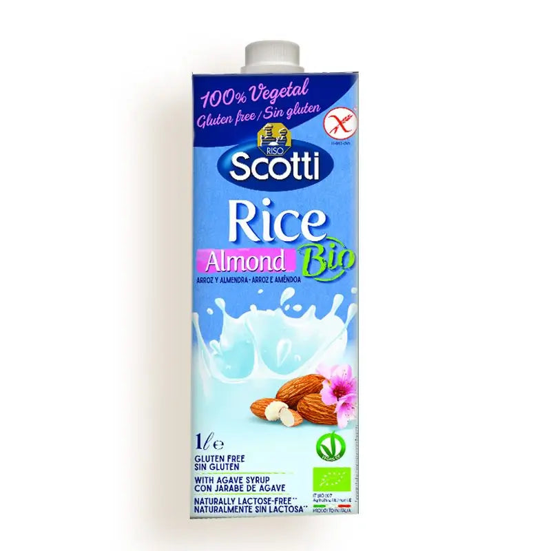 Scotti Rice and Almond Vegetable Drink 1L Bio Sg Vega