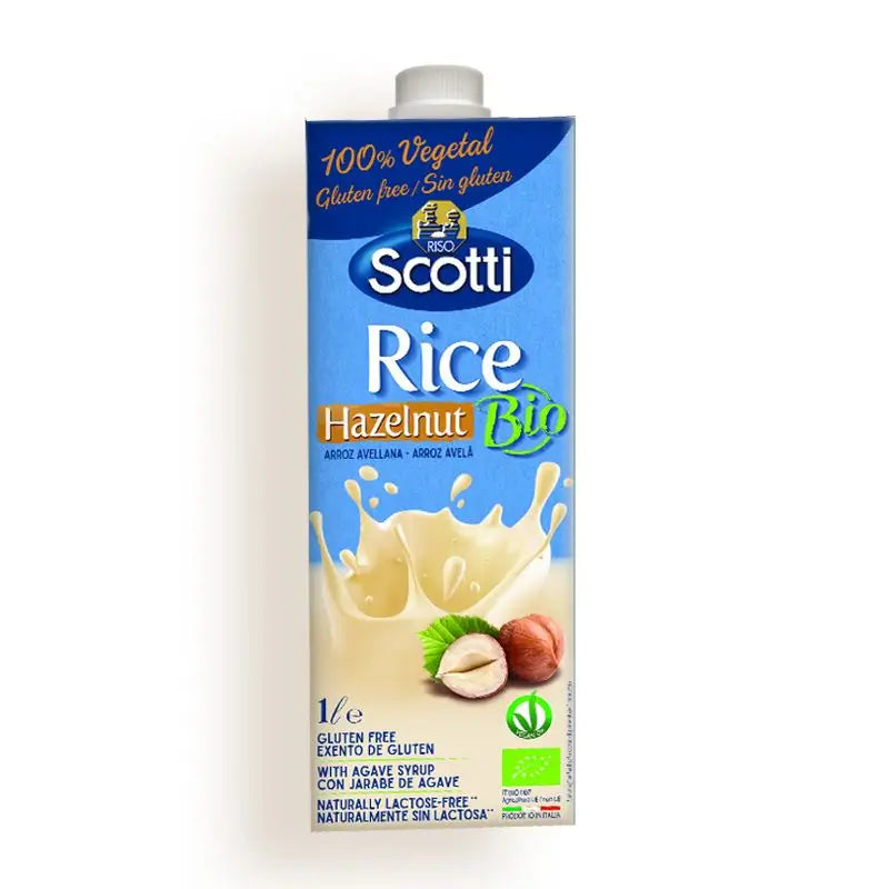 Scotti Rice & Hazelnut Vegetable Drink 1L Bio Sg Vega