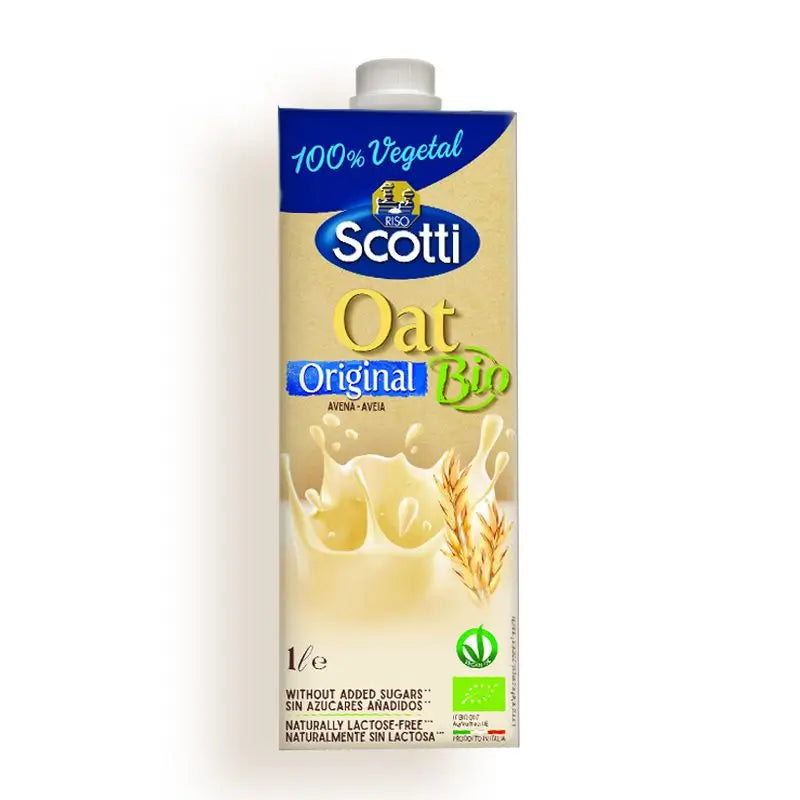 Scotti Natural Oat Vegetable Drink 1L. Bio Sg Vegan**