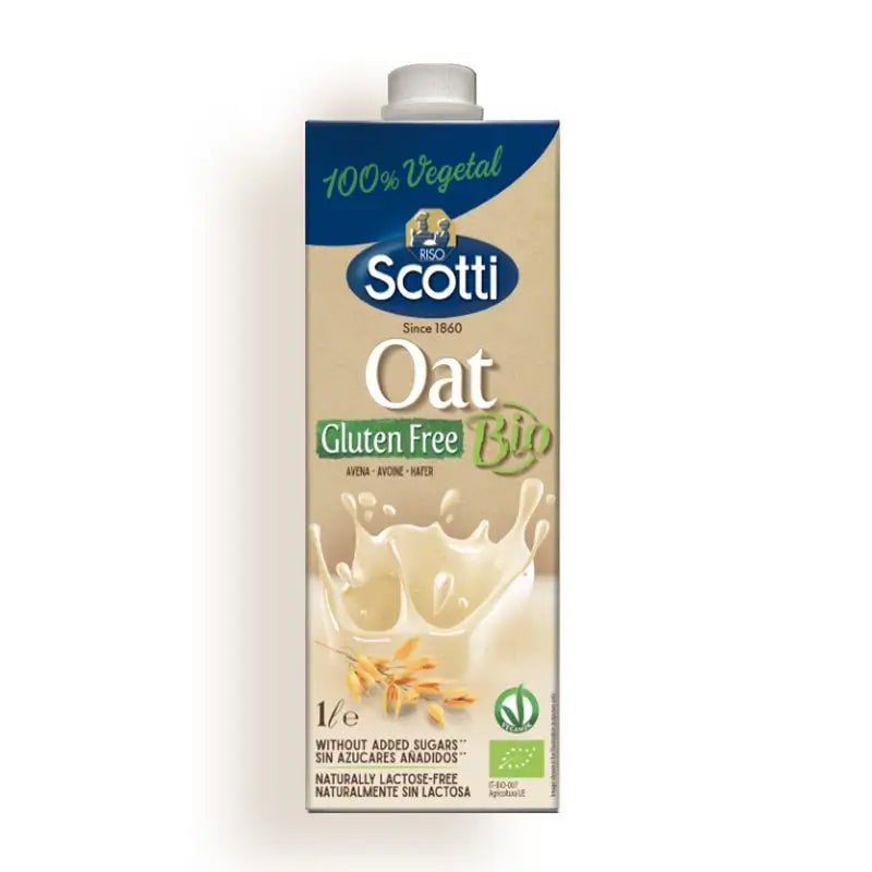 Scotti Gluten Free Oat Vegetable Drink 1L. Bio Vegan