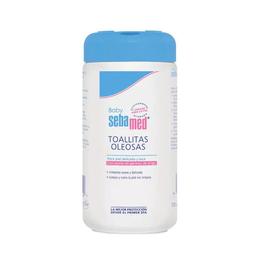 SEBAMED Baby Toallitas Oleosas 70 Unidades