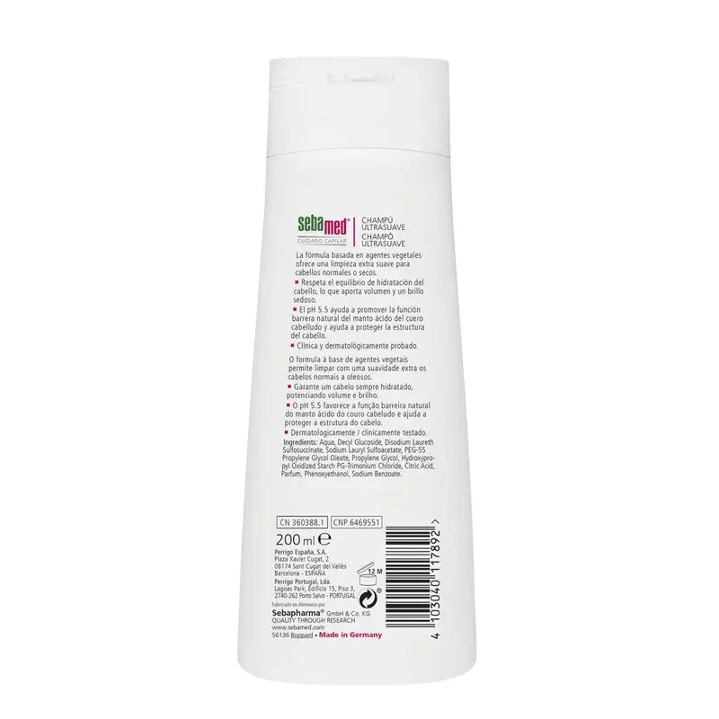 SEBAMED Ultrasoft Shampoo 200 ml