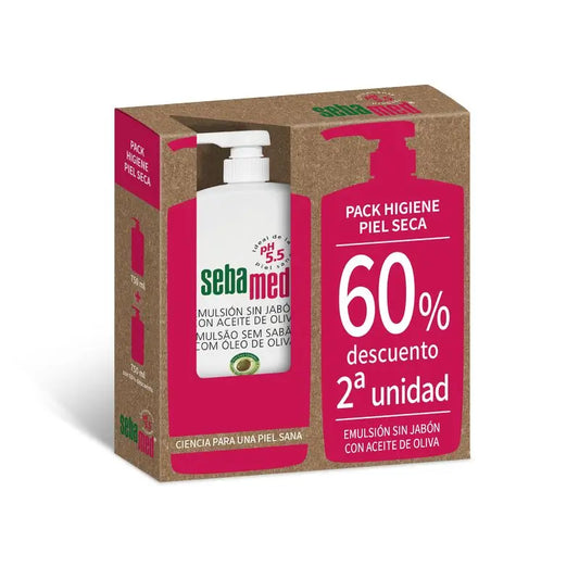 SEBAMED Olive Soap Free Emulsion Duplo,1500 ml