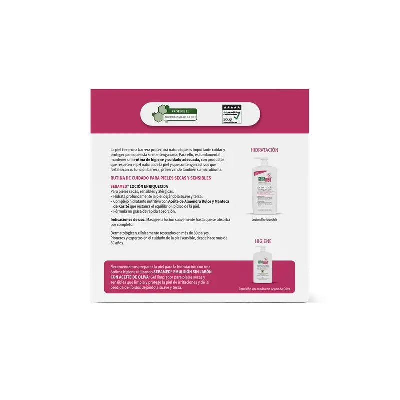 Sebamed Pack Body Lotion , 750 ml 2nd pc at 60% discount