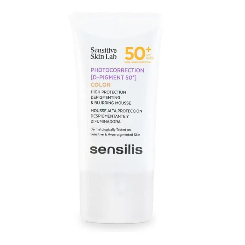 Sensilis Photocorrection [D-Pigment 50+] Colour Depigmenting Mousse 40 ml