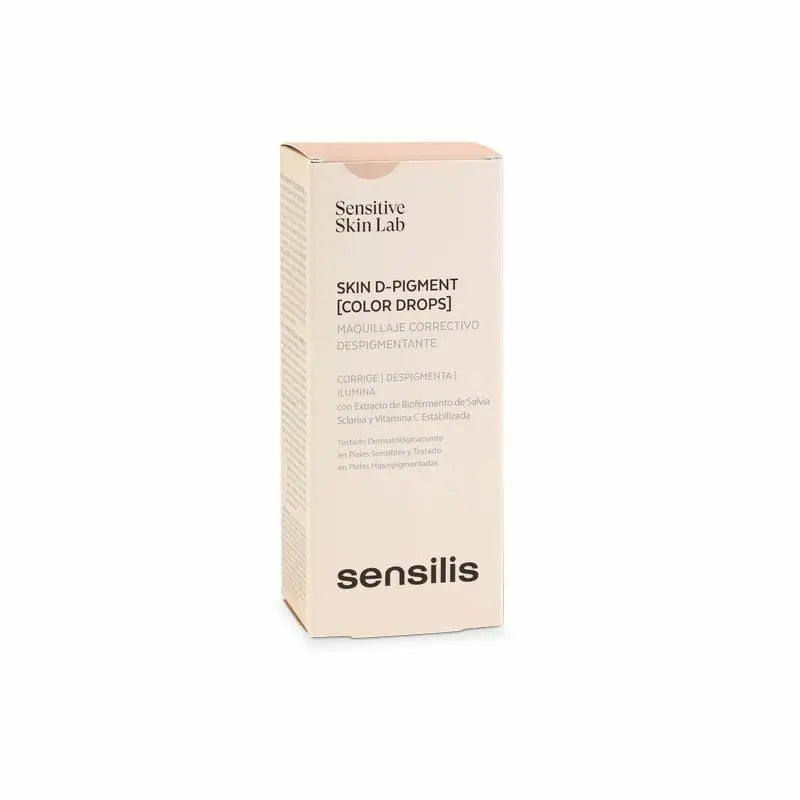 Sensilis Skin D-Pigment Maquillaje Corrector Despigmentante Tono Beige, 30 ml