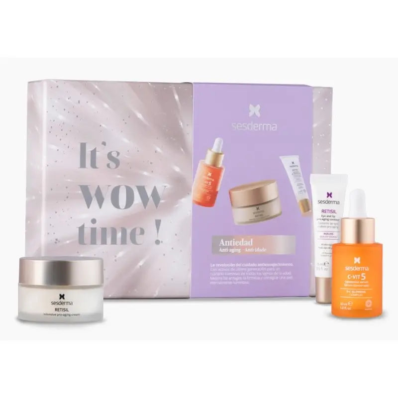 Sesderma It's Wow Time! Anti-Ageing Pack, 3 pieces